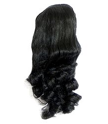 Curly Hair Extension on Comb