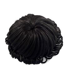 Dark Brown Hair Bun