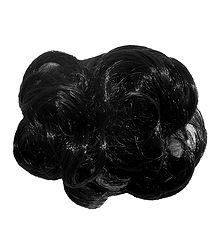 Synthetic Black Hair with Clutcher