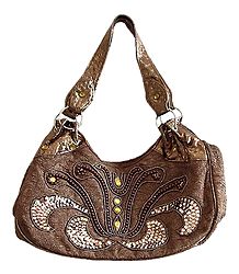 Elegant Beaded and Sequined Bag