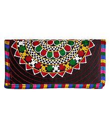 Embroidered Cloth Clutch Purse