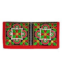 Embroidered Cloth Clutch Purse