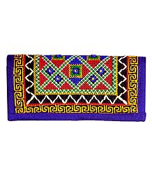 Embroidered Cloth Clutch Purse