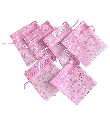 Set of 6 Drawstring Pouches