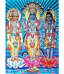 Trinity - Brahma, Vishnu, Maheshwar