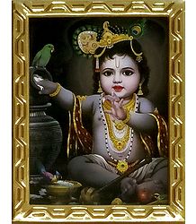 Bal Gopala - Framed Picture