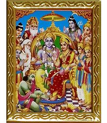 Ram Darbar - Framed Picture