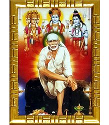 Shirdi Sai Baba - Framed Picture