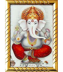 Lord Ganesha - Framed Picture
