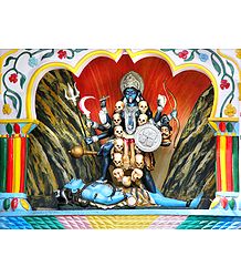 Kali Statue in Nadia, West Bengal