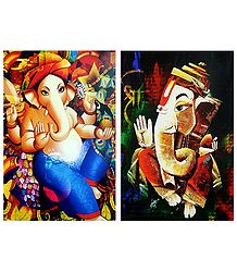 Lord Ganesha - Set of 2 Posters