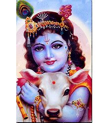 Cowherd Krishna - Laminated Table Top