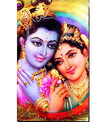 Radha Krishna - Laminated Table Top