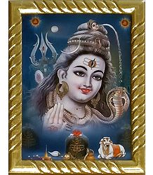 Lord Shiva - Framed Picture