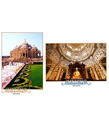 Akshardham Temple, New Delhi - 2 Small Posters