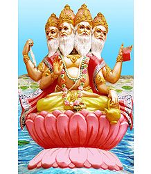 Lord Brahma - Photographic Print