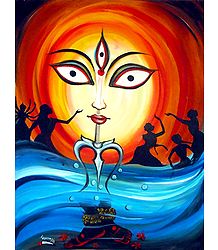Photo Print of Durga - The  Feminine Force