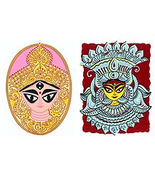 Goddess Durga - 2 Small Posters