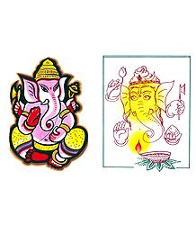 Lord Ganesha - 2 Small Posters