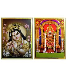 Krishna and Balaji - Set of 2 Posters