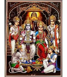 Ram Darbar - Glitter Poster