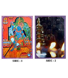 Krishna and Hindu Festival - Double Sided Laminated Poster