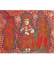 Krishna, Balaram and Rukmini