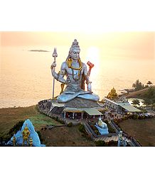 Lord Shiva in Murudeshwar, Karnataka