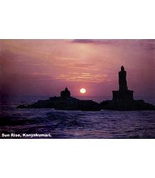 Sunrise at Vivekananda Rock Temple