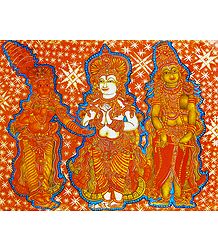 Krishna, Balaram and Rukmini