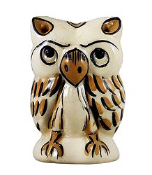 Ceramic Owl Incense Burner with 4 Holes