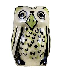 Ceramic Owl Incense Burner with 3 Holes