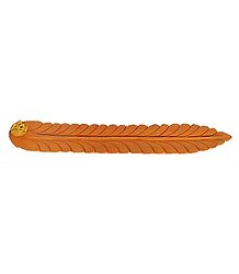 Dark Yellow Incense Stick Holder with a Rose