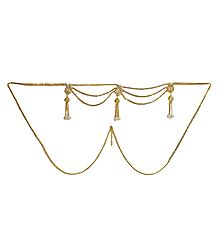 White Stone Studded Kamarband