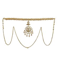 White Stone Studded Kamarband