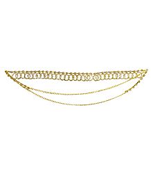 White Stone Studded Kamarband