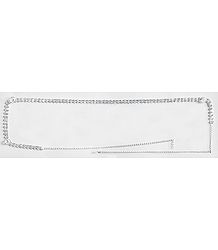 White Stone Studded Kamarband