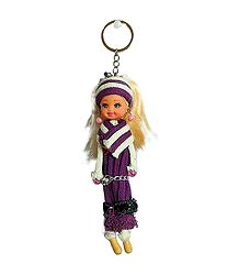 Key Ring with Party Girl