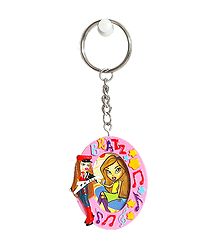 Key Chain with Photo Frame (Provisions for Placing Phtograph of your Choice)
