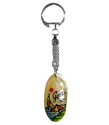 Designer Shell Key Chain