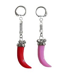 Set of 2 Acrylic Kirpan Key Rings