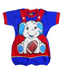 Jumbo the Elephant Dungaree Set for Baby Boys