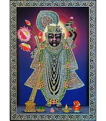 Sreenathji - Glitter Poster