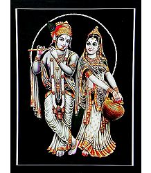 Radha Mesmerised by Krishna's Flute