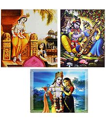 Radha Krishna - Set of 3 Posters