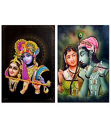 Radha Krishna - Set of 2 Posters