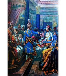 Sri Krishna and Shishupal