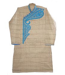 Embroidered Cotton Kurta for Men