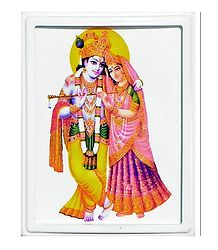 Radha Krishna Plug-on Night Lamp with Adaptor
