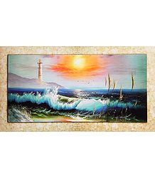 Sunrise Near Lighthouse
